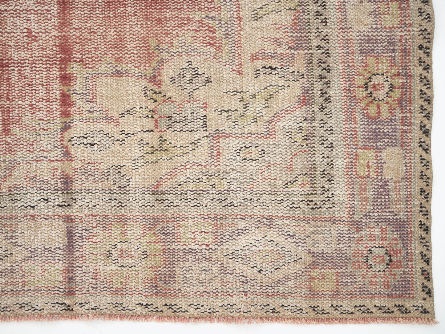 Vintage Oushak Rug, Turkish Handmade Area Rug, Neutral Floor Rug, Anatolia Rug, Living Room Rug, Turkey Rug, Carpet Rug, Rug 6x9, 12015
